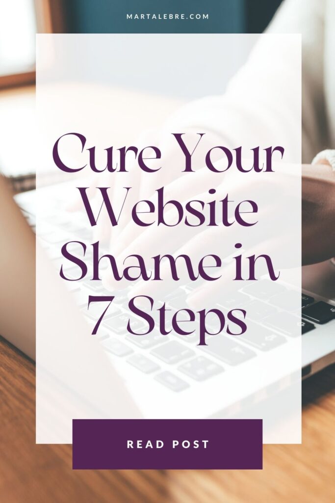 No more website shame